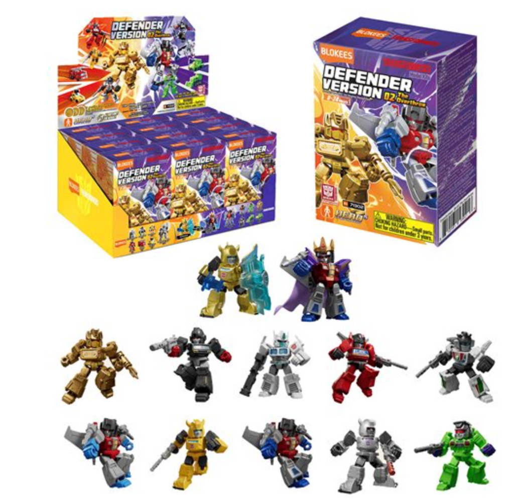 Transformers Defender Version 02 The Overthrow Blokees Mini Model Kit - Case of 12