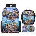 Attack on Titan 3pcs Set Cartoon Backpack 40cm/15.7inch Durable School Bag Shoulder Bag Pencil Case Book Bag Children's Birthday