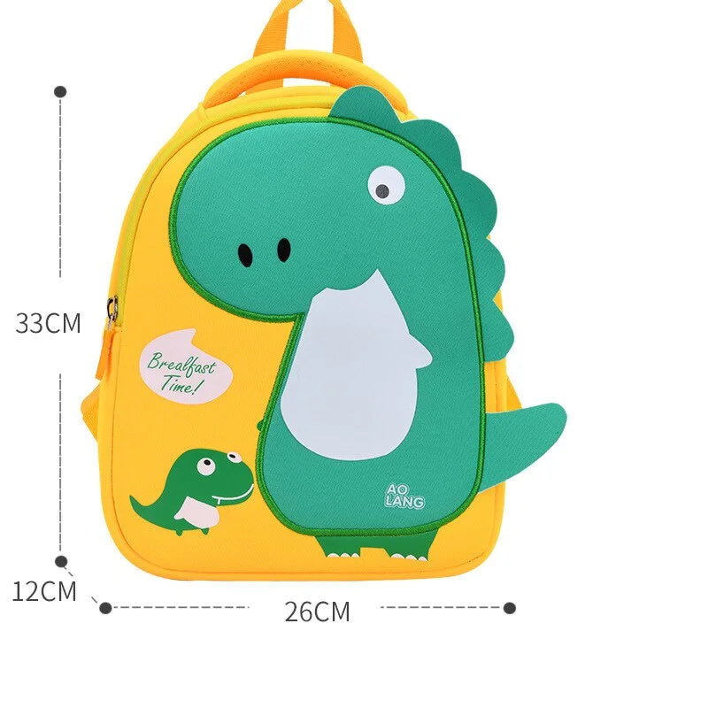 Dinosaur Kids School Backpack – 3 Sizes