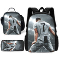 CR7 Football 3-Piece School Backpack Set