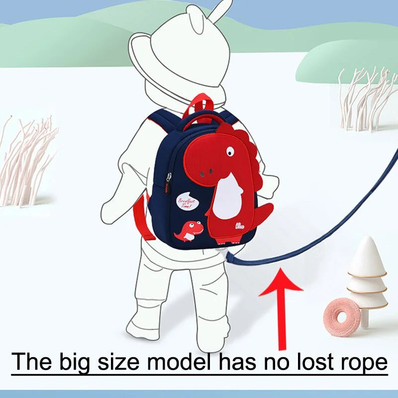 Dinosaur Kids School Backpack – 3 Sizes