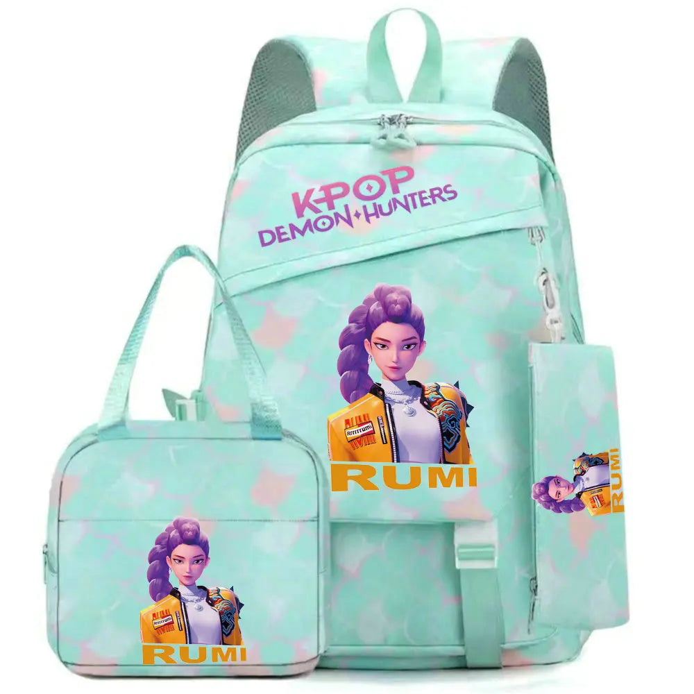 K-Pop Demon Hunters School Backpack Set