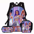 3pcs K-POP Group Print Backpack Lightweight Daily Large Capacity School Bag Travel Bag with Shoulder Bag Pencil Bags Perfect Gif