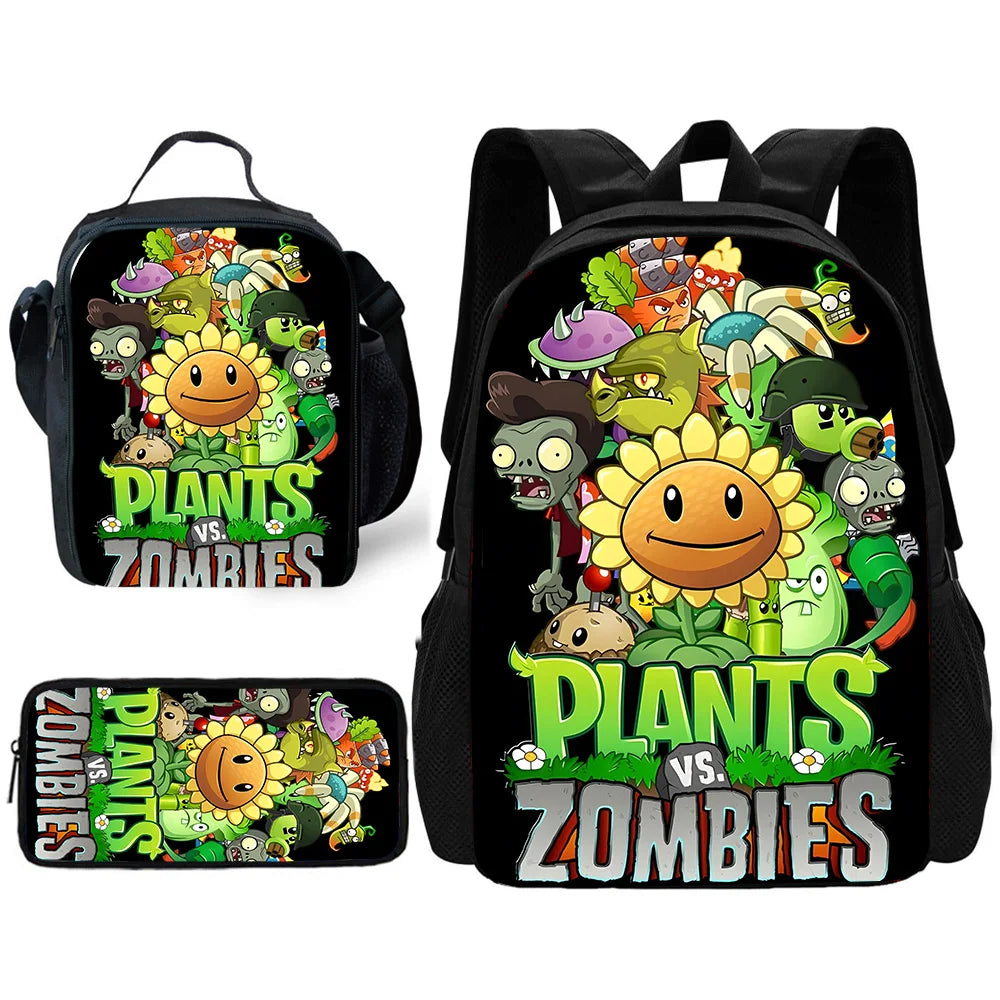 Plants vs. Zombies 3-Piece School Backpack Set