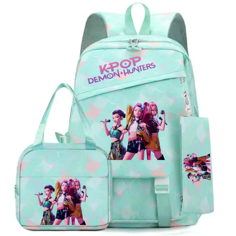 K-Pop Demon Hunters School Backpack Set