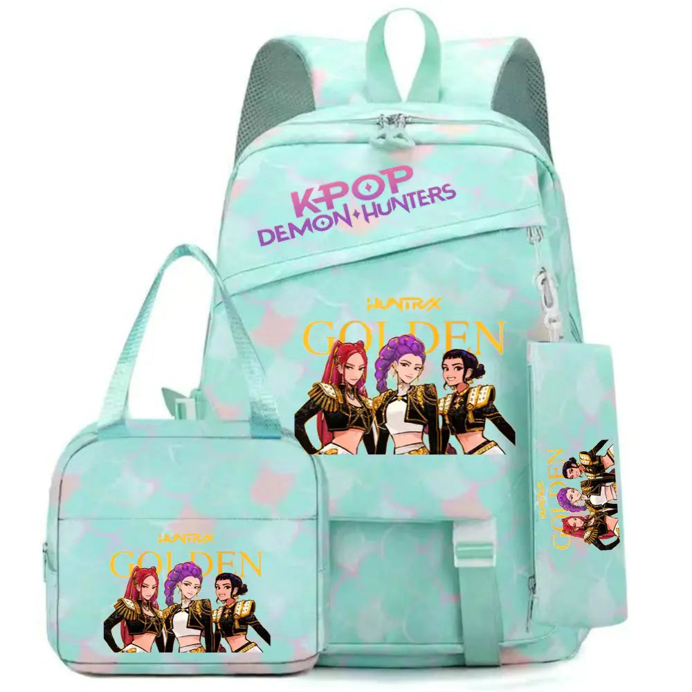K-Pop Demon Hunters School Backpack Set