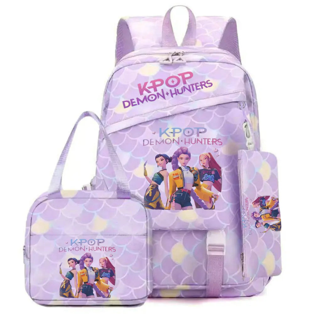 K-Pop Demon Hunters School Backpack Set