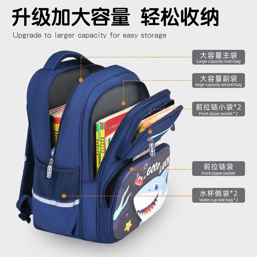 3 Pcs Kids School Backpcak Children School Bags Set Boys Girls Primary Backpack with Lunch Bag Schoolbag Book Bag Kids Mochilas