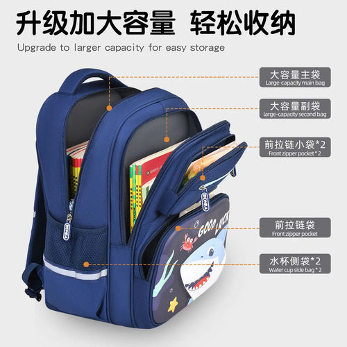 3 Pcs Kids School Backpcak Children School Bags Set Boys Girls Primary Backpack with Lunch Bag Schoolbag Book Bag Kids Mochilas