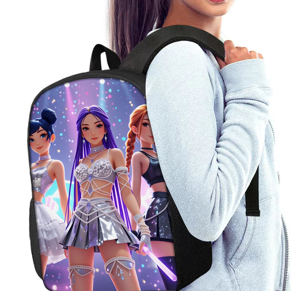 3pcs K-POP Group Print Backpack Lightweight Daily Large Capacity School Bag Travel Bag with Shoulder Bag Pencil Bags Perfect Gif