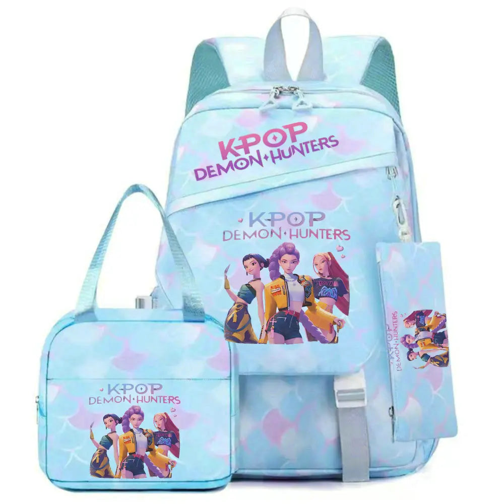 K-Pop Demon Hunters School Backpack Set