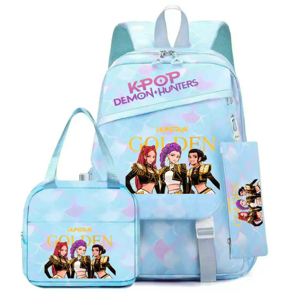 K-Pop Demon Hunters School Backpack Set