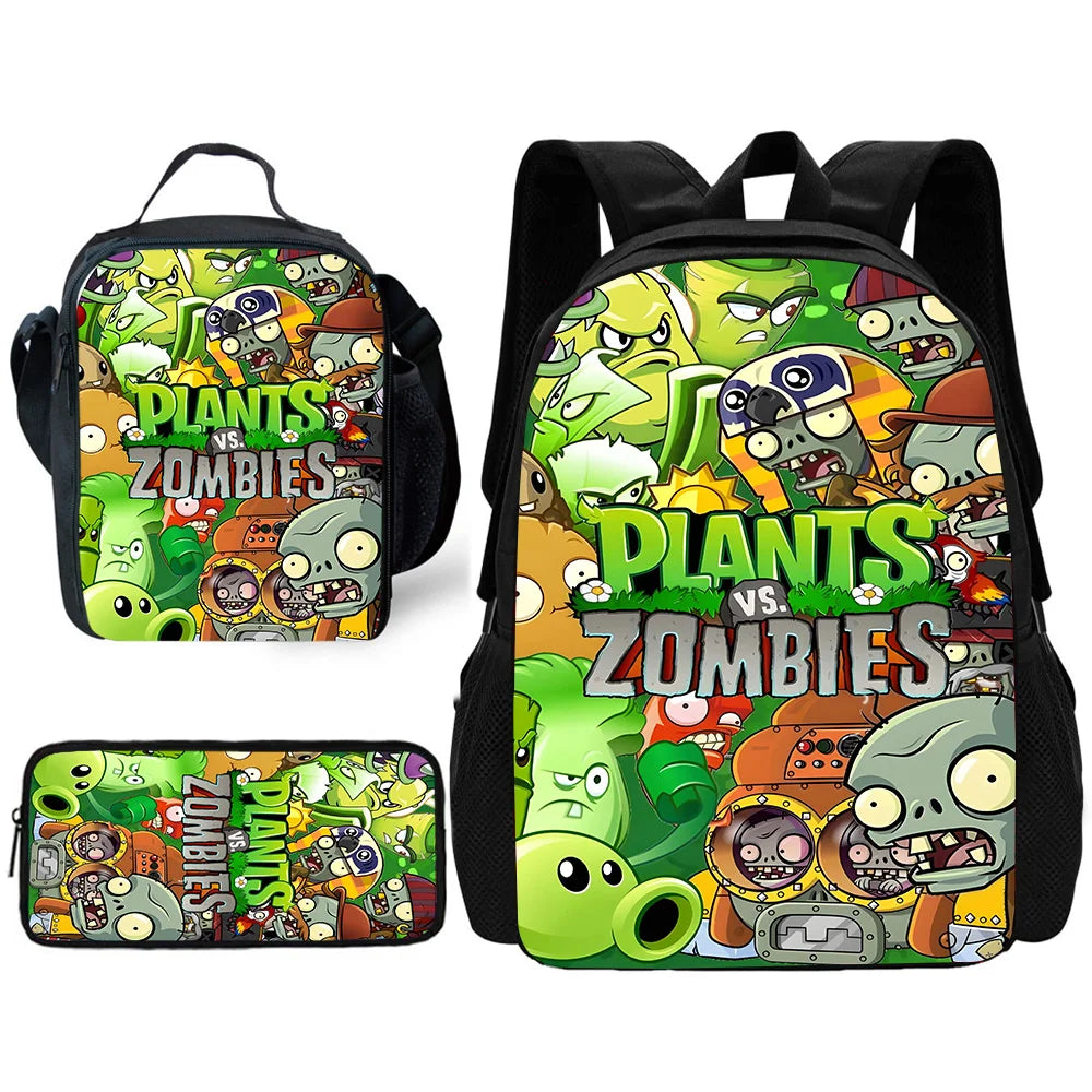 Plants vs. Zombies 3-Piece School Backpack Set