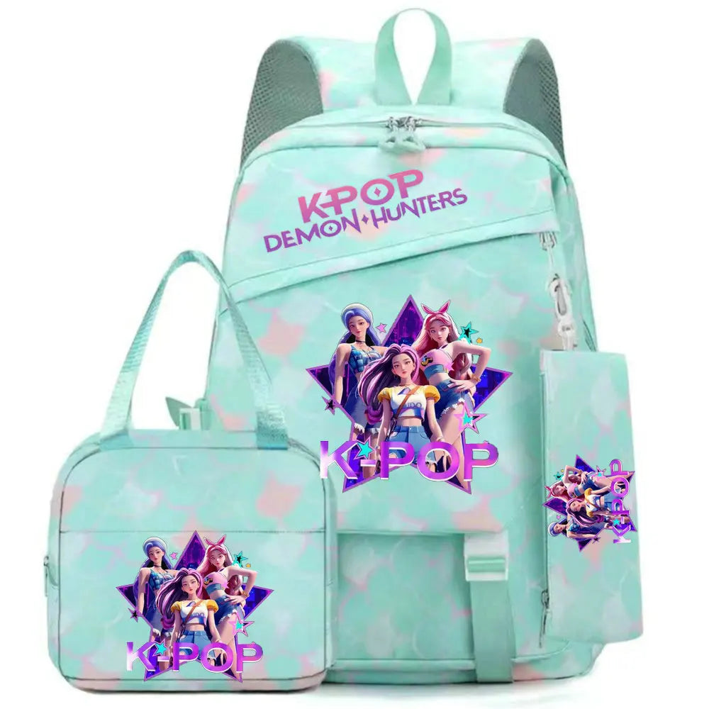 K-Pop Demon Hunters School Backpack Set