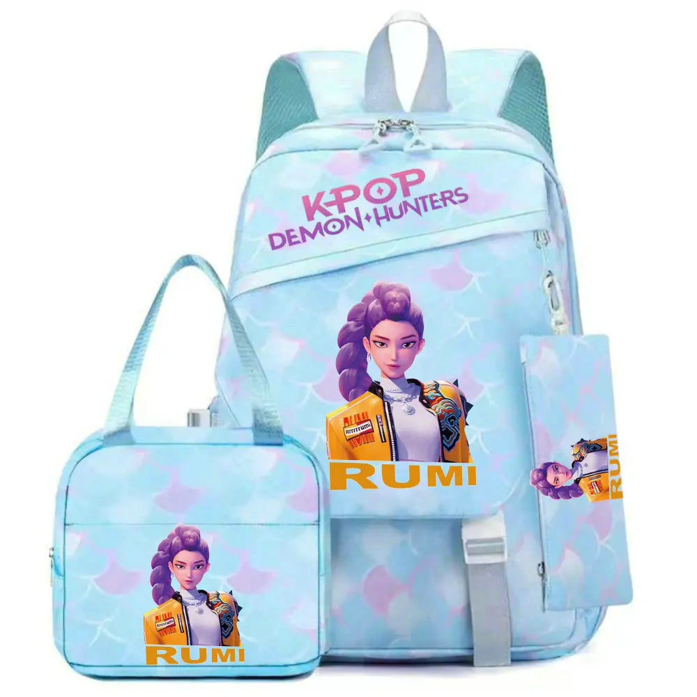 K-Pop Demon Hunters School Backpack Set