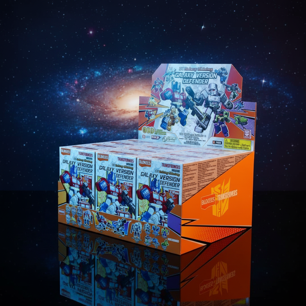 Blokees Transformers Galaxy Defender V1 - Display Case editorial photo